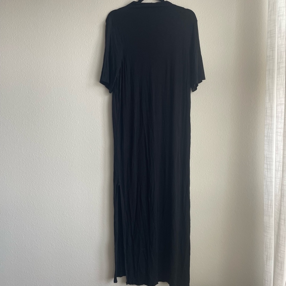 Nasty Gal Classic Black Maxi Dress